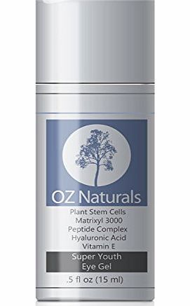 OZ Naturals - The BEST Eye Gel - Eye Cream For Dark Circles Puffiness and Wrinkles - This Eye Gel Treatment Addresses Every Eye Concern - 100 Natural Ingredients - Considered To Be The Most Potent a