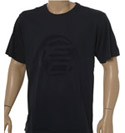 Ozeki Navy Cotton T-Shirt with Large Velour Logo