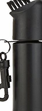 Ozuzu TM)Black Iron Golf Club Ball Cleaner Plastic Golf Cleaning Brush with Water Bottle 150ML Golf Equipment