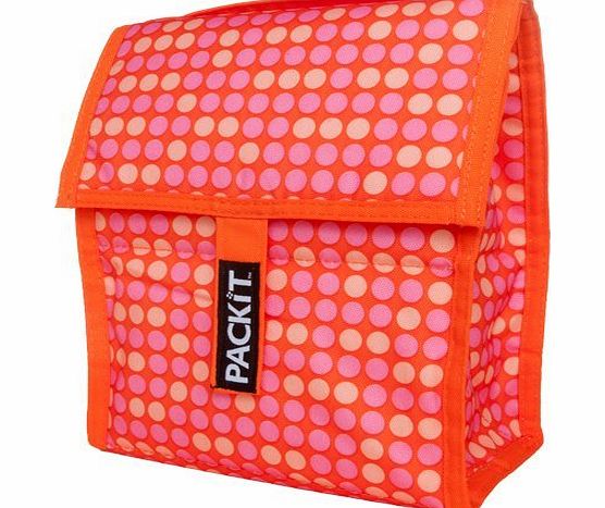 Packit  Freezable Lunch Bag, Polka Dot Color: Polka Dot (Baby/Babe/Infant - Little ones)