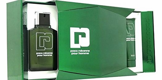 Paco Rabanne Pour Homme Giftset For Men by Paco Rabanne EDT Spray 100ml   Shower Gel 100ml Giftset