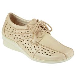 Female Mull902 Leather Upper Leather Lining Casual Shoes in Beige, Green