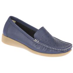 Padders Female Selina Leather Upper Leather Lining Casual Shoes in Blue