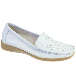 Padders Female Selina Leather Upper Leather Lining Casual Shoes in Light Blue