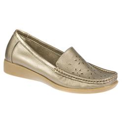 Padders Female Selina Leather Upper Leather Lining Casual Shoes in Pewter