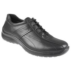 Padders Male IMPAD1100 Leather Upper Textile Lining Lace Up in Black
