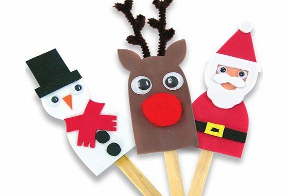 Paint and Play Today Mister Maker Festive Friends - Mini Makes - Santa, Snowman and a Reindeer - Christmas Crafts