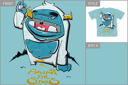 Star Wars Yeti. (Sushi Yeti) Light Blue T-