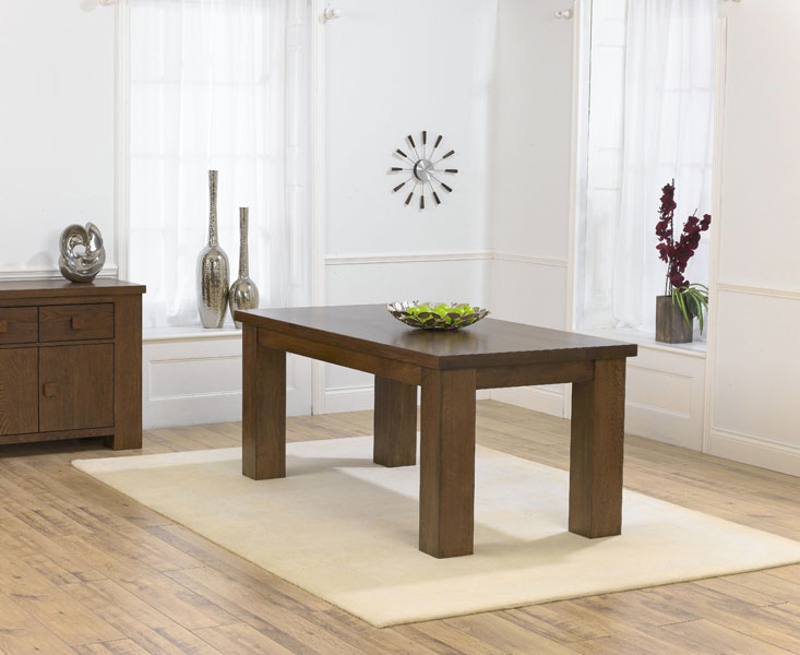 Dark Oak Dining Table 150cm