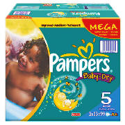 Pampers Baby Dry Mega Pack Junior 99