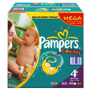 Pampers Baby Dry Mega Pack Maxi Plus 108