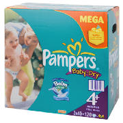 Pampers Baby Dry Mega Pack Maxi Plus 120