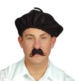 Pams Black Felt Beret