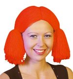 Rag Doll Girl Wig Red