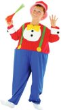 Value Costume: Child Harpo Hooped Clown (L10-12 y)