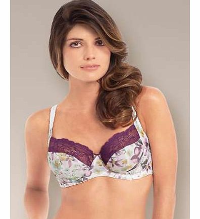Full Cup Floral Bra