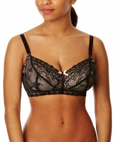 Sophie Maternity Support Womens Bra Black/Nude 34G