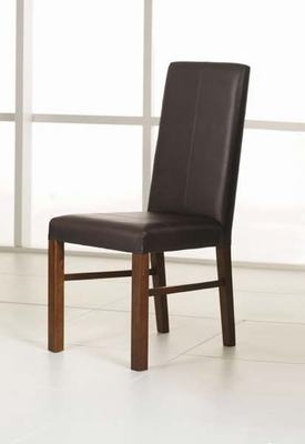 Faux Leather Dining Chairs - Brown or