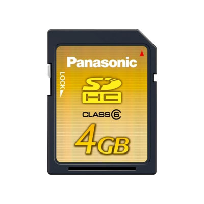 Panasonic 4GB SD High Speed Memory Card