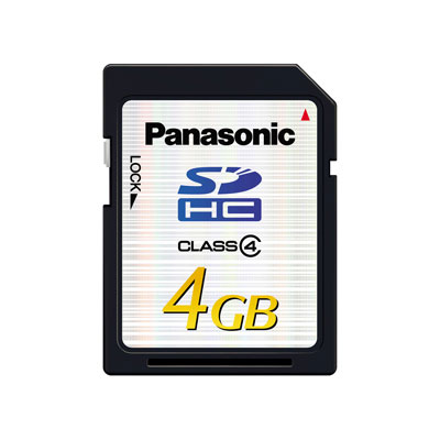 Panasonic 4GB SDHC Memory Card