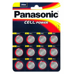 Panasonic CR2025 Battery - x12 Pack