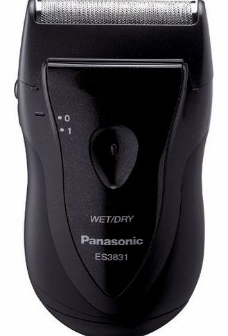 Panasonic ES3831K Single Blade Travel Shaver, Black
