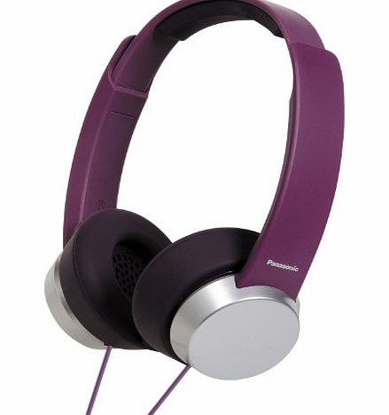 Panasonic Fashion Style On-Ear Stereo Headphones - Violet