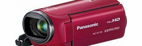 Panasonic HC-V110 EB-R Camcorder-Full HD 1080p
