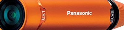 Panasonic HX-A1ME-D Ultracompact, Lightweight and Tough Wearable Full HD Camcorder - includes both the Multi Mount and Tripod Mount - Orange
