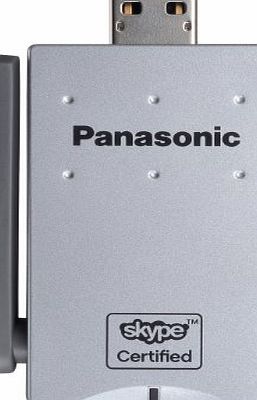 Panasonic KX-TGA915EXS Wireless Skype Adaptor - Silver