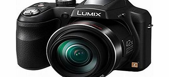 Panasonic Lumix DMC-LZ40EB-K Bridge Camera - Black (20.0MP, 42x Optical Zoom, 22mm Lens) 3 inch LCD (New for 2014)