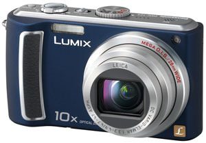 Panasonic Lumix DMC-TZ5 Digital Camera - Blue - AS SEEN ON TV!