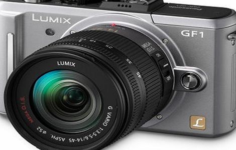 Panasonic Lumix GF1 12.1MP Digital System Camera 14-45mm Lens Kit - Silver