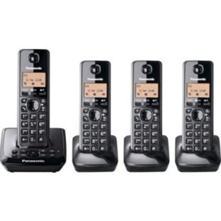 Panasonic  KX-TG2724EB TG2724 DECT Phone - Quad - (Phones IP 