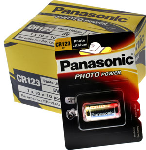 panasonic Photo Lithium Battery - CR2 - BRAND NEW Box of 10 - ULTIMATE VALUE !