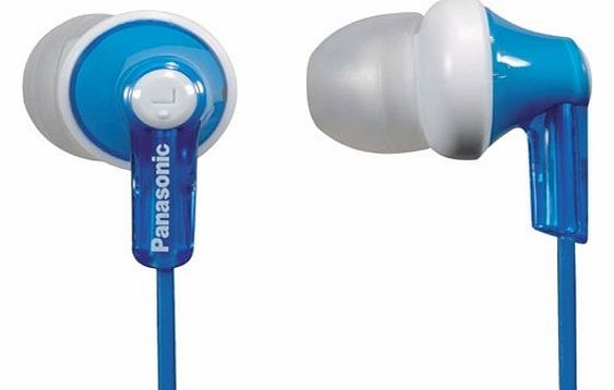 Panasonic RP-HJE120E-A Ergo Fit Ear Canal Headphones - Blue