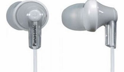 Panasonic RP-HJE120E-S Ergo Fit Ear Canal Headphones - Silver