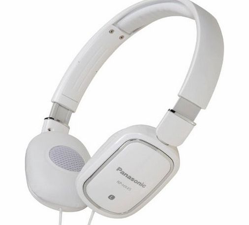 Panasonic RP-HX45E-W Lightwieght On Ear Headphones - White