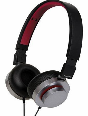 RP-HXD5WE-K Headphone with Volume control & In Line Mic- Black