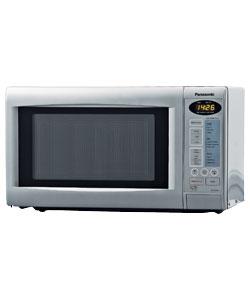 Silver Compact Touch Microwave