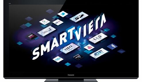 Panasonic Smart VIERA TX-P65VT30B 65-inch Full HD 1080p 3D 600Hz Internet-Ready Plasma TV with Freeview HD and Freesat HD (Installation Recommended)