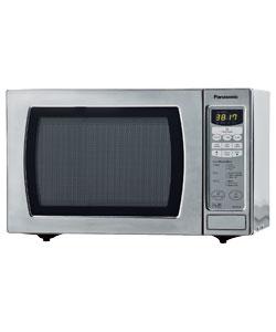 panasonic Stainless Steel Compact Touch Microwave