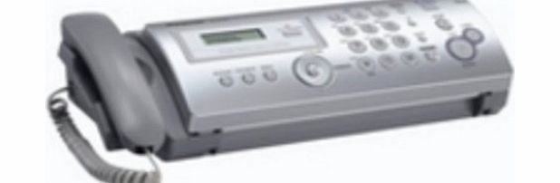 Panasonic T/T Fax Grey KX-FP205E-S (Plain Paper Fax Machine amp; Copier - inc starter fax ink roll) - UK Model