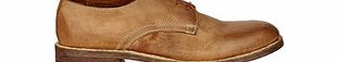 Paolo Vandini Mens Fossil camel leather shoes