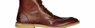 Paolo Vandini Pelican brown leather ankle boots