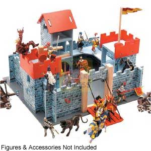 Papo Le Toy Van Castle Camelot Red
