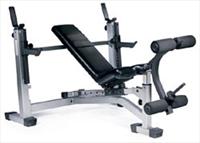 Parabody Nautilus Nt1400 Olympic Combo Bench W/Spotters