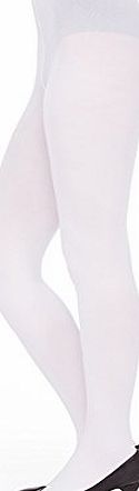 Paradise4women Opaque Tights Choose From 34 Fashionable Colours ,60 Denier, Sizes S-XL (Large, White)