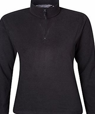 Parallel Womens Fleece Half Zip Hiking Walking Casual MicroFleece BLA 10