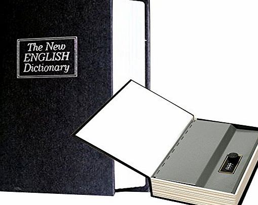 Paramount City ParaCity Dictionary Style Safe Secret Stash Money Cash Security Box with Combination Lock (L)